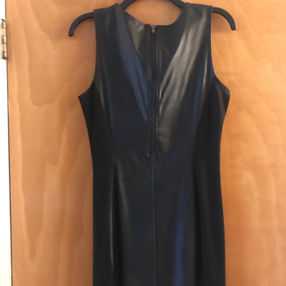 Black leather dress - Picture 2 of 2